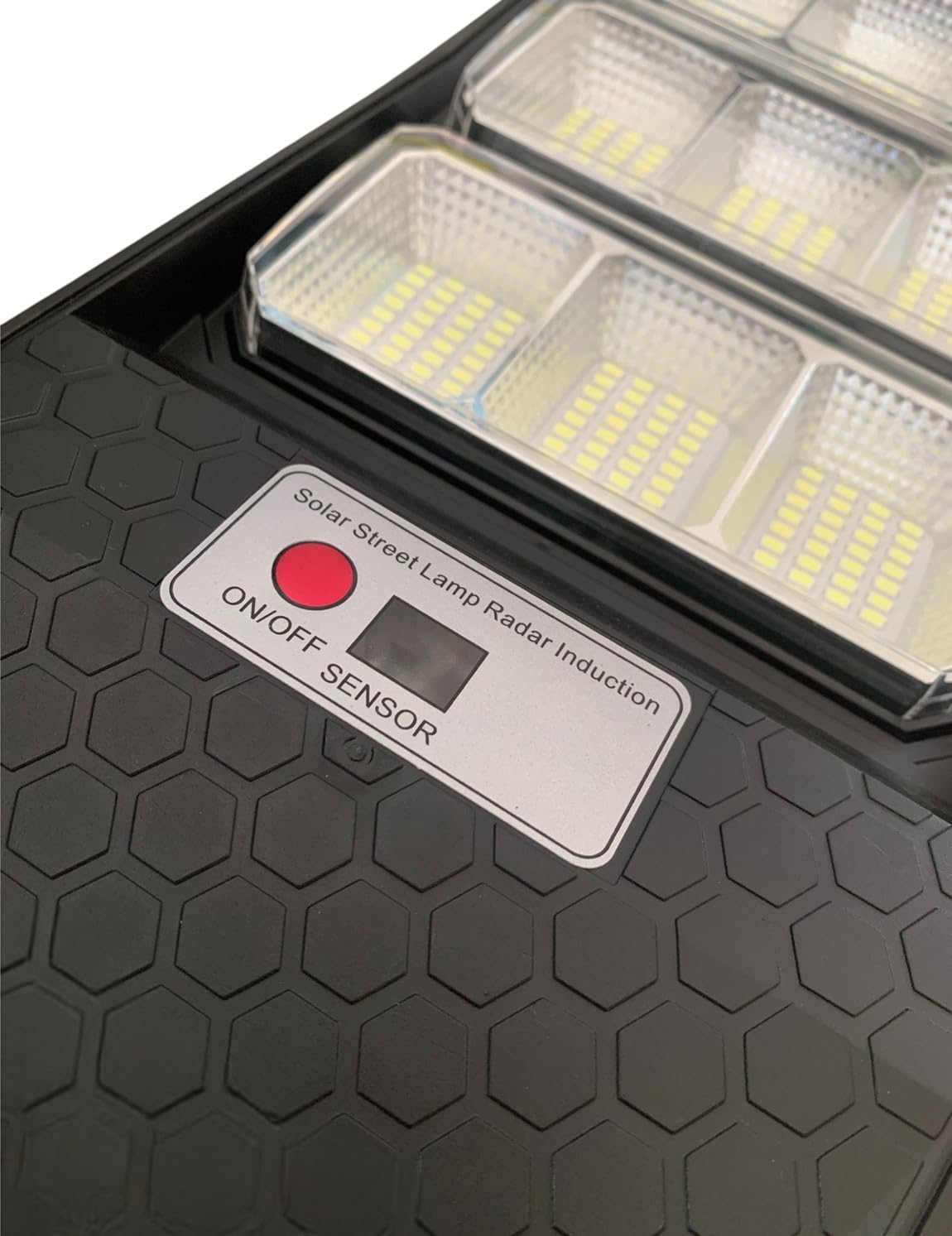 TANIASHOP Lampione Stradale LED Esterno Solare 1500W con Telecomando Faro Ricarica Solare con Sensore di Movimento, Crepuscolare, Timer Luce Bianca 6500K IP67 Impermeabile per Cortile, Giardino