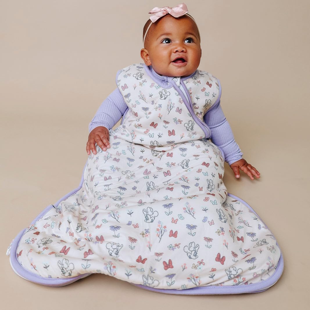 Copper Pearl Premium 3-Layer Knit Sleep Bag 1.7 TOG Minnie Mouse's Bowquet