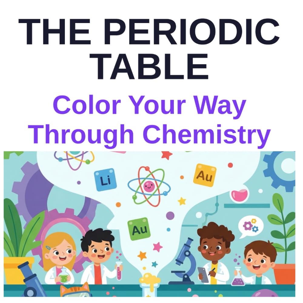 The Periodic Table: Color Your Way Through Chemistry (ABC Coloring Books)