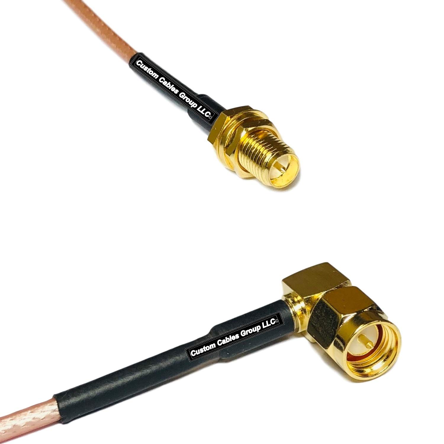 6 feet RG316 RP-SMA Female to SMA Male Angle RF Pigtail Coaxial Cable