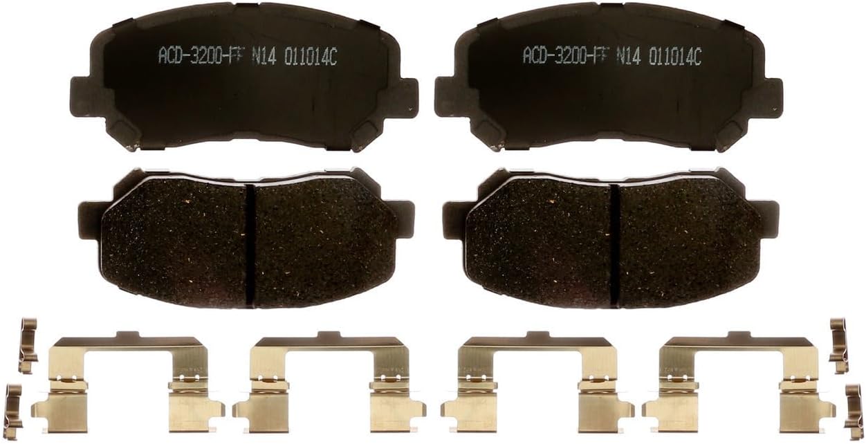 ACDelco Silver 14D1623ACHF1 (19383278) Ceramic Front Disc Brake Pad Set