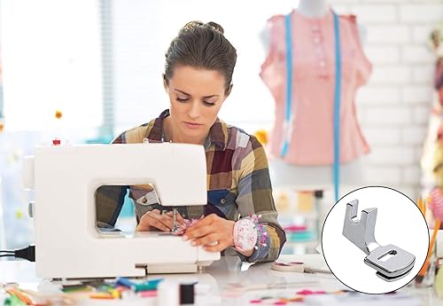 Miniatura 6 de VANICE Prensatelas de presión para máquina de coser de pie fruncido para todos los cantantes de caña baja, hermano, Janome, Babylock, Euro-Pro,