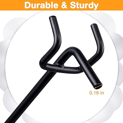 Miniatura 27 de Shimeyao 100 ganchos de acero inoxidable para colgar para tablero, ganchos de exhibición de pared a granel para accesorios organizadores de Negro