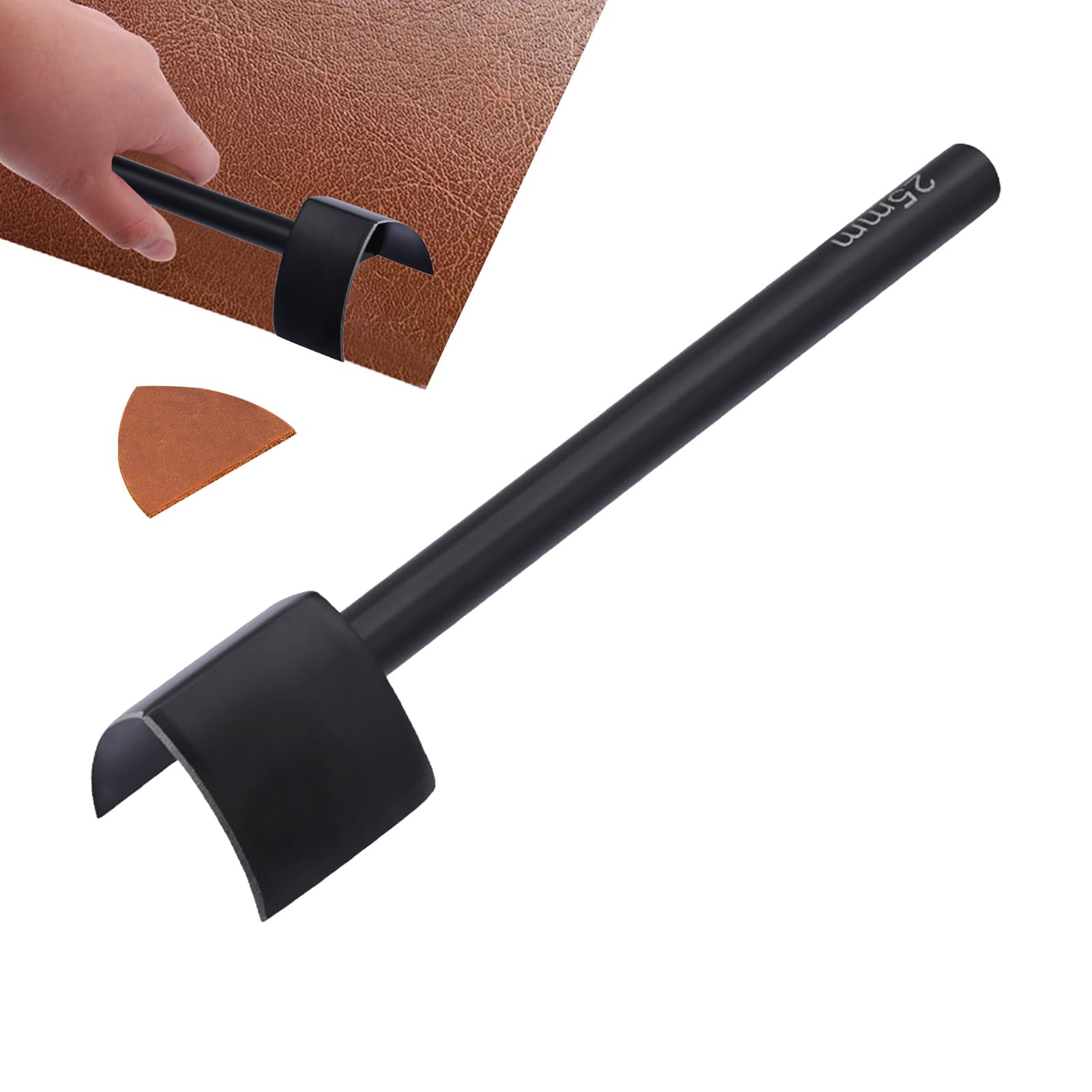 Coupe Cuir Artisanal | Outil De Coupe En Forme V Pour Bordures De Ceinture En Maroquinerie,Matériel De Perçage De Précision Pour Portefeuilles, Sacs, Pochettes - Débutants, Tailleurs Et Designers