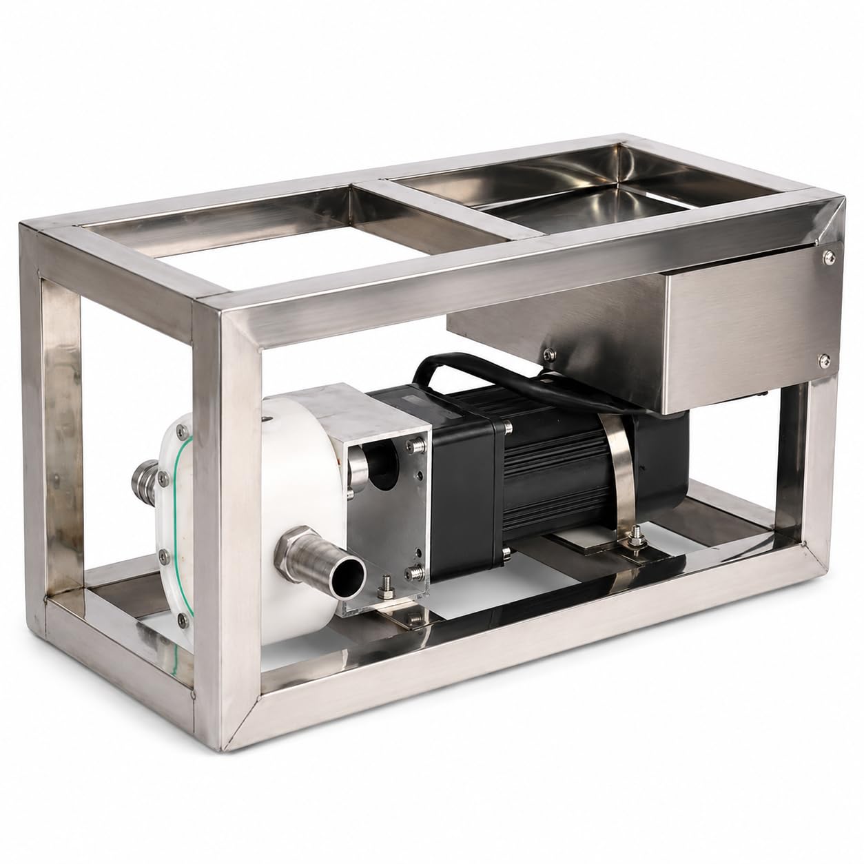 Heavy Duty Honey Transfer Pump, 90W Stainless Steel Viscous Liquid Pump z regulacją prędkości i podwójnym obrotem do przetwarzania żywności w melasie syropowej, łatwa do czyszczenia konstrukcja antywi