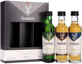 Glenfiddich 12, 15 & 18 Year Old - 5cl Miniature Pack