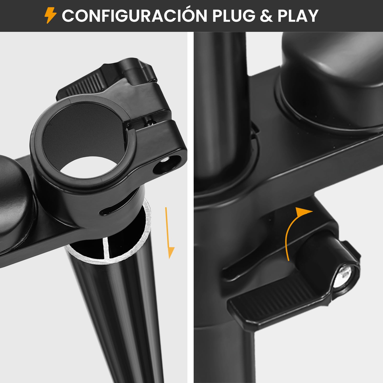 TARION Soporte Camara Mesa Brazo: Soporte para Camara de Escritorio Flexible Overhead Camera Mount Rig Soporte Fotografia con Brazo Articulado para Luz de Anillo Micrófono Video Titanrig(Lite Z)