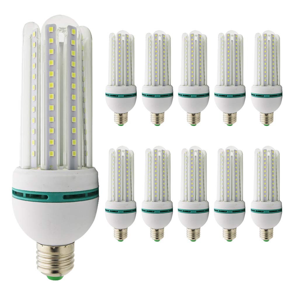 Mengjay LED Lampen E27 20W,ersetzt 150W Glühbirnen,Kaltweiss 6000K,Nicht Dimmbar Energiesparlampe,1600 lumen LED-Leuchtmittel, 360 Grad Abstrahlwinkel,LED Birnen(10 Stück)