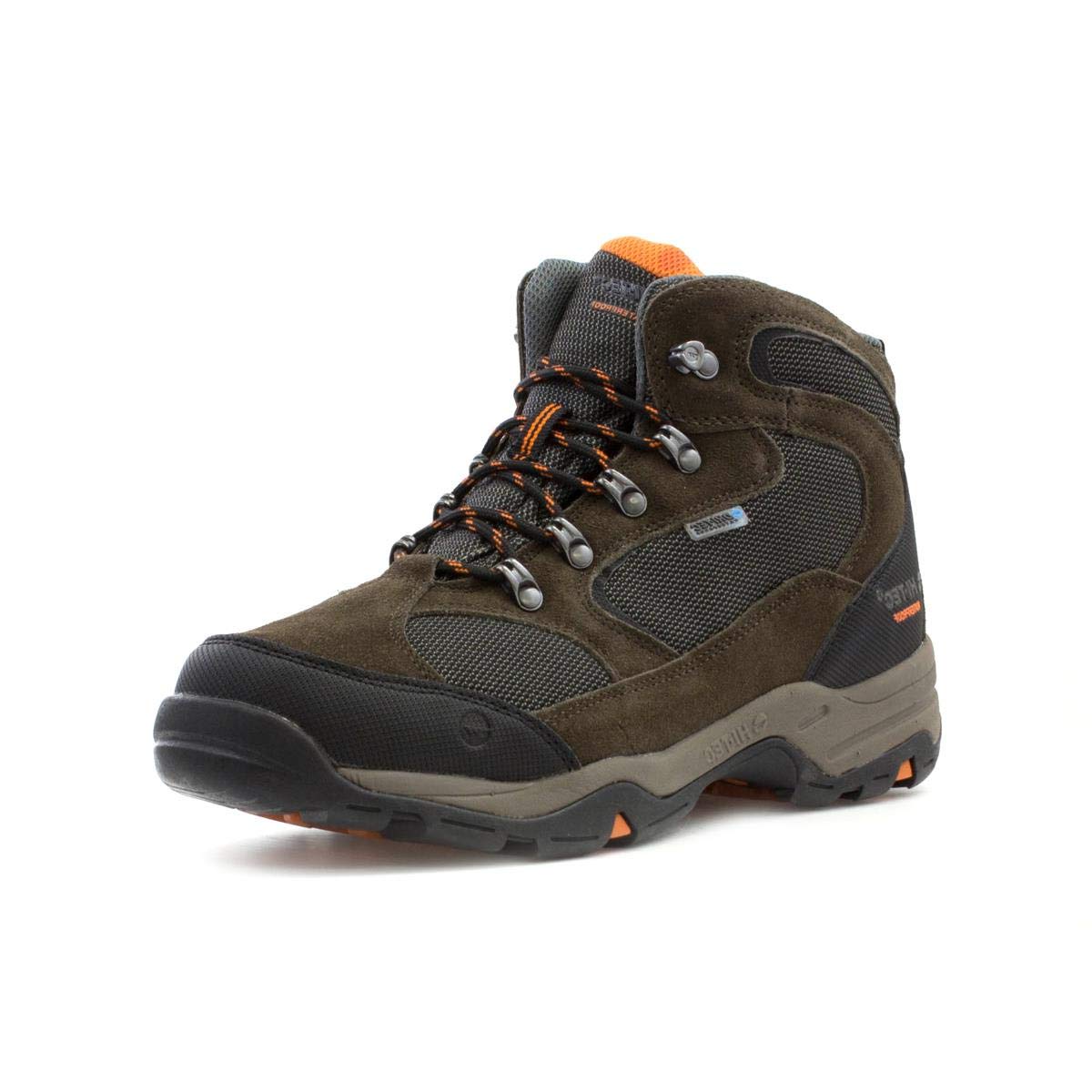 Brown Mens Lace Up Waterproof Walking Boot
