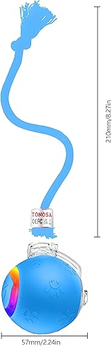 Miniatura 9 de Juguete interactivo para gatos, activado por movimiento, iluminación RGB, 3 modos de movimiento, bola automática para gatos de interior aburridos