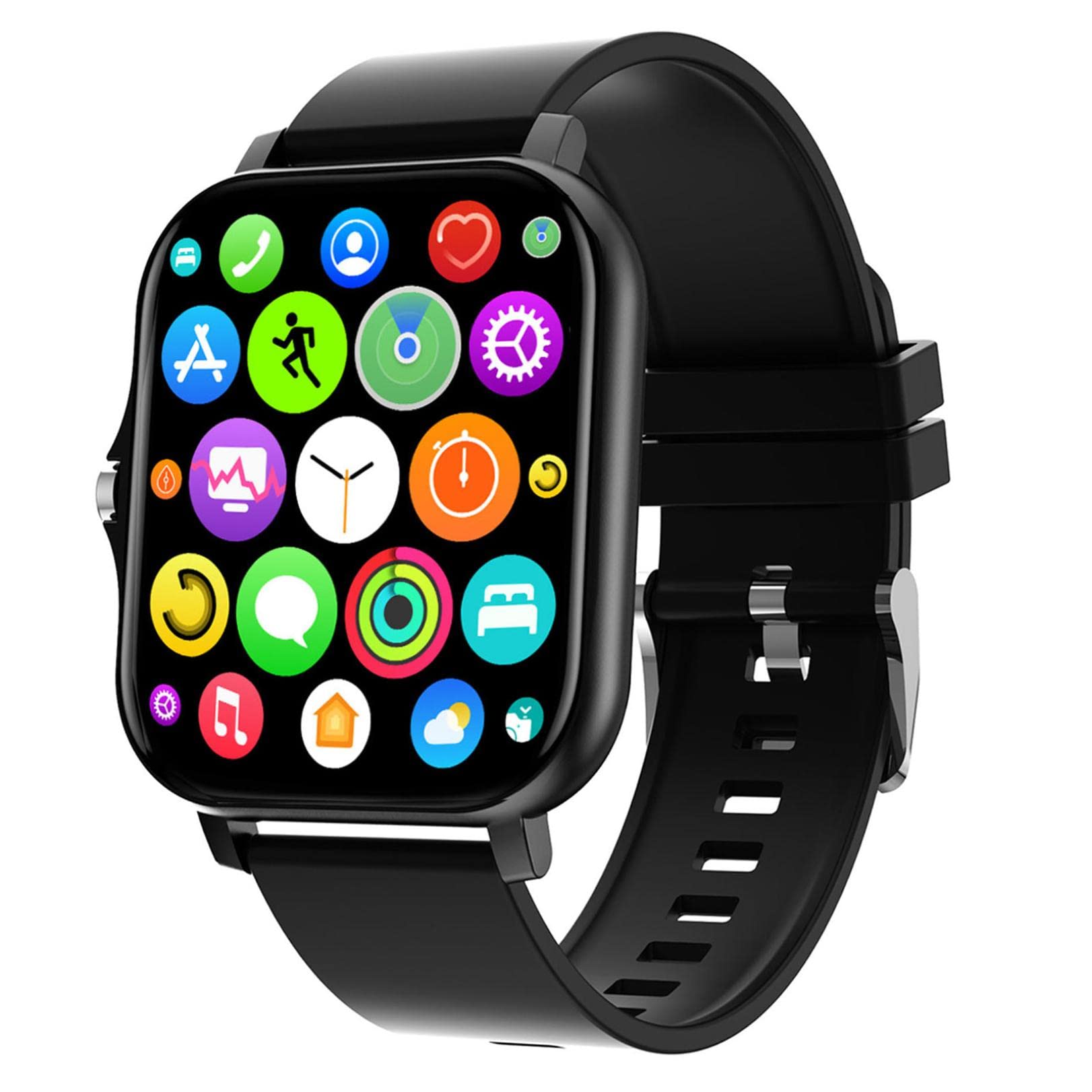 Smart Watch, Multifunctional Bluetooth Talk Casual Smartwatch for iOS and Android, Health Monitoring Remote Taking Photo IP67 Waterproof, 1.7in IPS Full-Touch-Screen