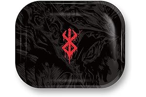 Anime Rolling Tray: Premium Anime Decorative Ashtray with Gold Plating