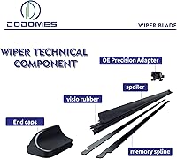 Vista 8 de 2 limpiaparabrisas de repuesto de calidad original para GMC Terrain Chevy Equinox 2010-2017 Ford Kuga MK1 2008-2012 fábrica de limpiaparabrisas