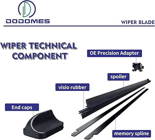 Miniatura 7 de 3 limpiaparabrisas de repuesto de fábrica para Saturn Outlook 2007-2010 GMC Acadia 2007-2012 limpiaparabrisas delantero y trasero con calidad de