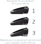 Maxi Cosi Mico Base de sièges pour voitures pour enfants - Compatible avec tous les sièges de voiture pour bébés Mico, réglables, jambe anti-rotation de stabilité, verrouillage de ceinture intégré, auto-rétractable un clic UAS Système, noir