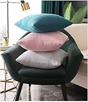 Vista 5 de ZZDZW Funda de almohada para sofá, funda de cojín Cuadrado de 45 x 45 pulgadas, color gris, funda para almohada de sofá, funda de cojín de sofá