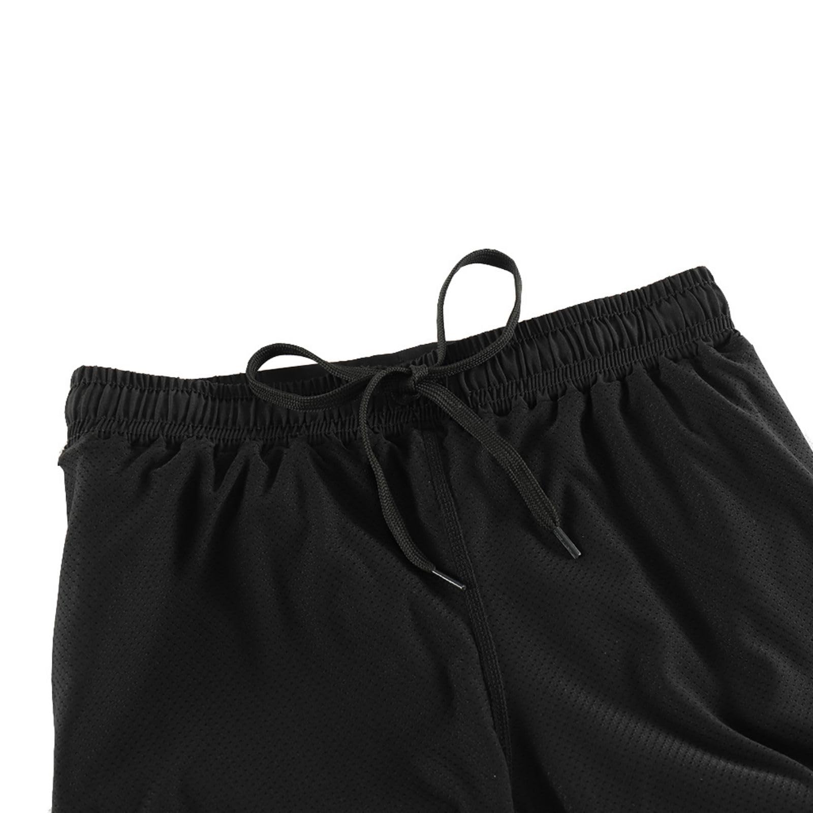 Mesing Sporthose Damen Kurz 2 in 1 Sport Shorts Sommer Schnürsenkel Atmungsaktiv Laufshorts Kurze Hosen für Yoga Workout Radfahren Fitness
