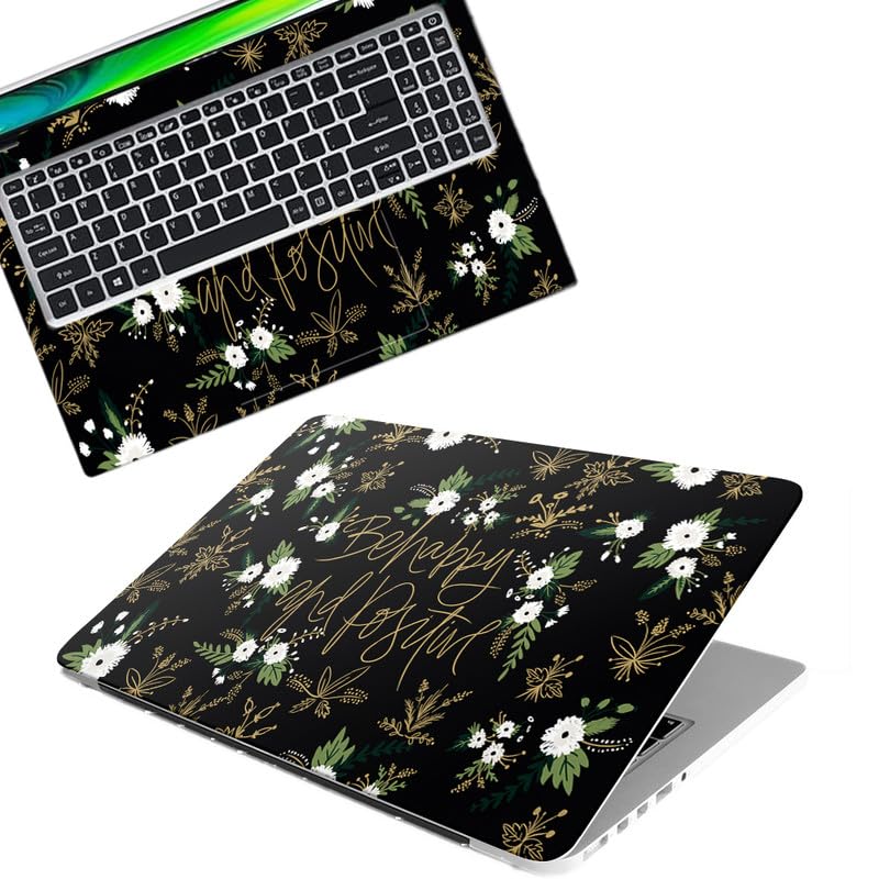 DSGN 61 Full Body Laptop Skin Bubble-Free| Laminated| Removable| HD Quality Sticker for Laptops Upto 15.6 Inches Compatible with Hp/Dell/Acer/Lenovo/Asus etc.