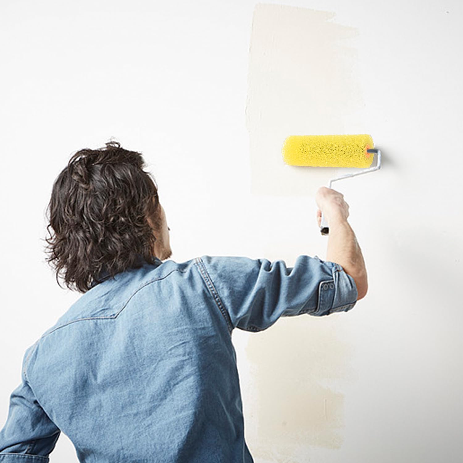 6 Pezzi Spazzate Spazzole A Rulli, Applicatore Di Vernice, Silenzi Di Pittura, Dipinti A Parete.