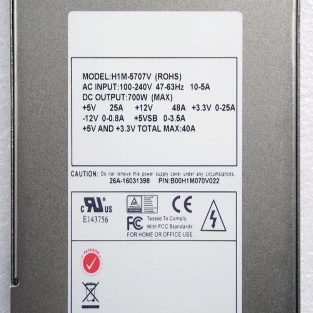 NovaEluc H1M-5707V 700W 1U Server PSU