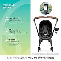 Vista 3 de Evenflo Shyft DualRide Combo de Asiento de Coche Infantil y Cochecito con Almacenamiento Carryall (Gris Boone)