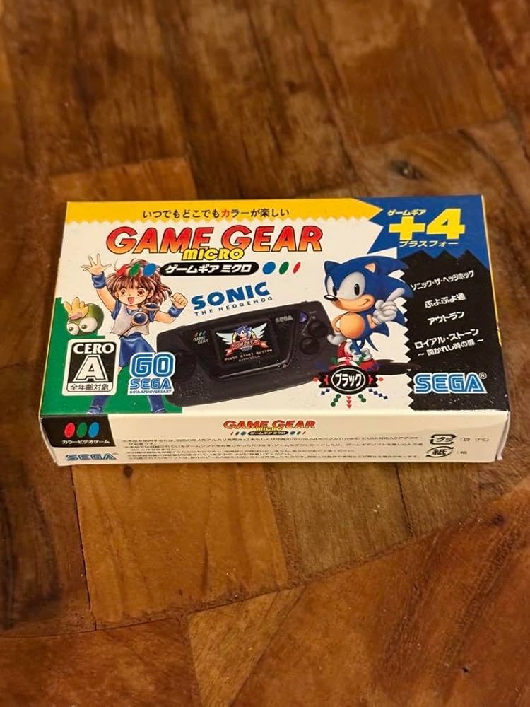 Amazon | GAME GEAR MICRO ブラック | ポータブル・ポケット