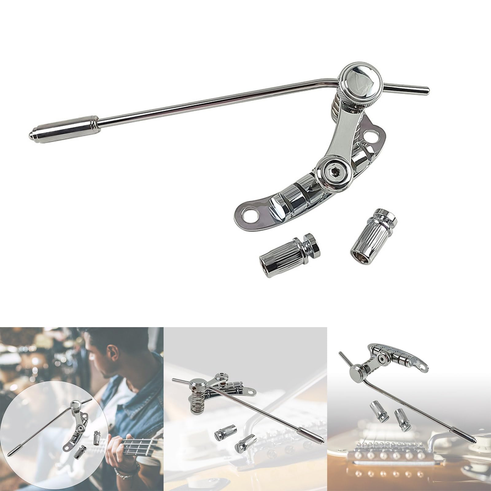 Accessori Per Ponte Chitarra Sostituzioni Electric Guitar Bridge Stop Tailpiece Tempolo Per Guitar Bridge Pull Plate