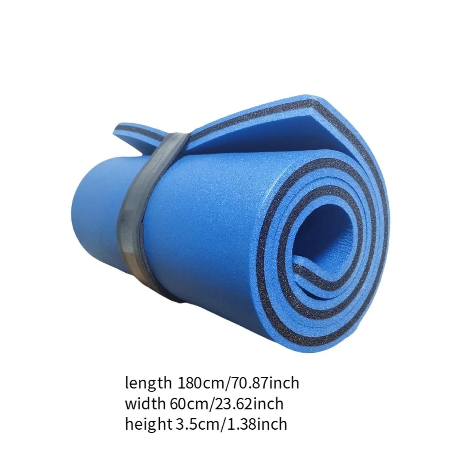tappeto galleggiante Materassino galleggiante arrotolabile da 180 cm x 60 3,5, for divertimento in famiglia, nautica, adulti