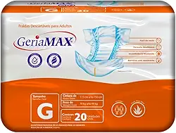Fralda Descartável Geriátrica Geriamax G