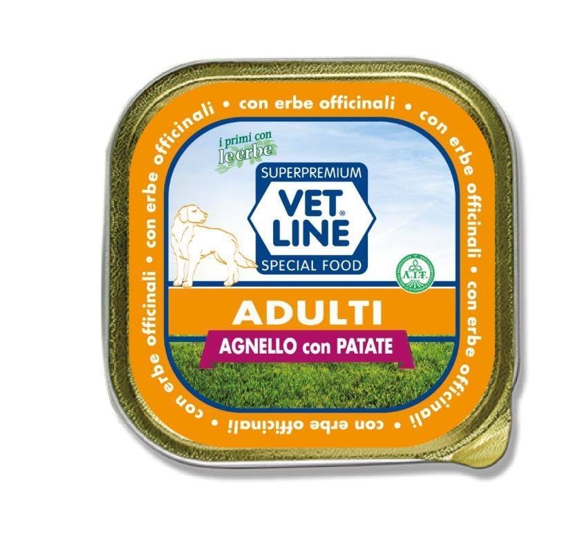 VET LINE ADULTI AGNELLO E PATATE. 150GR