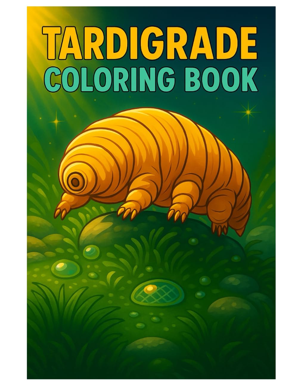 Tardigrade Coloring Book: Cute and Fascinating Water Bear Illustrations for Kids, Teens, and Adults: 50 Unique Tardigrade Coloring Pages Featuring Micro Worlds, Moss Life, and Tiny Adventures