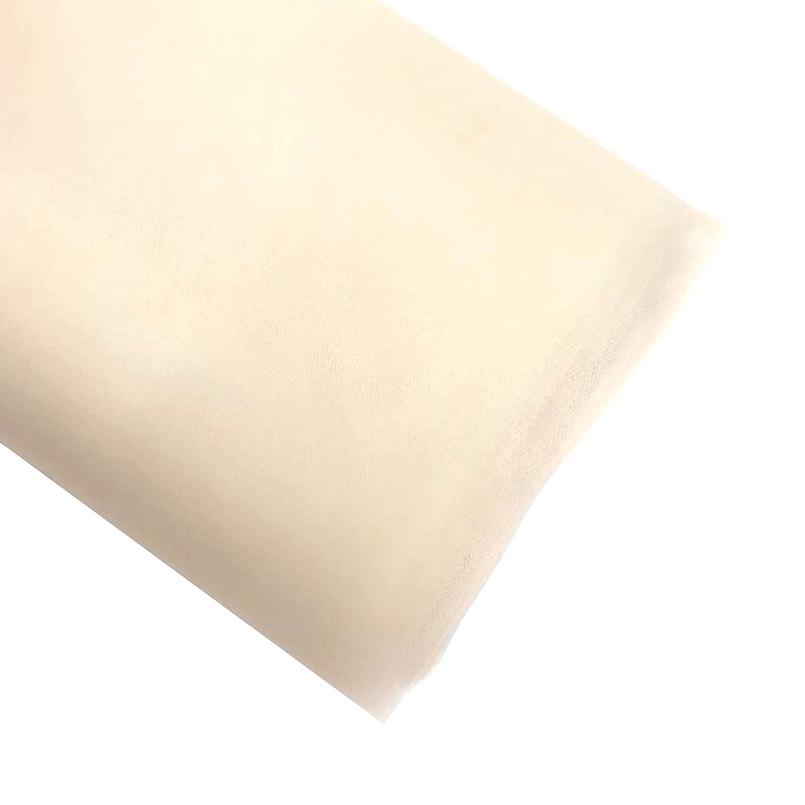 Craft and Party, 54" by 40 yards (120 ft) fabric tulle bolt for wedding and decoration (Ivory)
