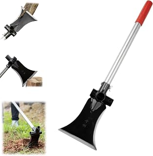 Multifunctional High Manganese Steel Agricultural Cutting Shovel, Garden Cleaning Shovel Flat Shove Suitable for Gardens, Gardens, and Outdoors (1 pcs+30cm Handle)