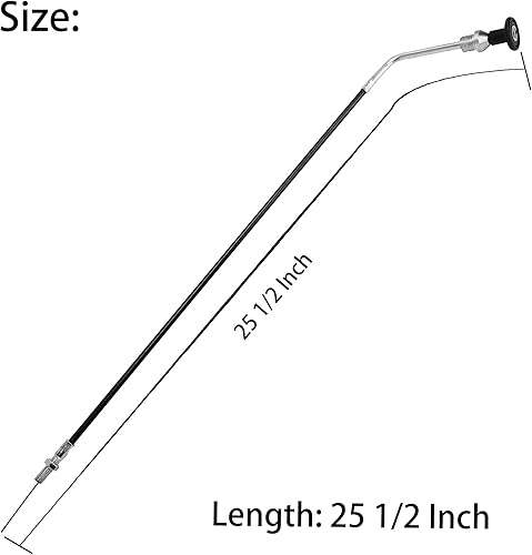 Miniatura 4 de 10L0L 25-1/2" 25693-G04 Cable de control de estrangulamiento para EZGO TXT Medalist 1994-up Gas Golf Cart, Reemplace OEM 25693G04
