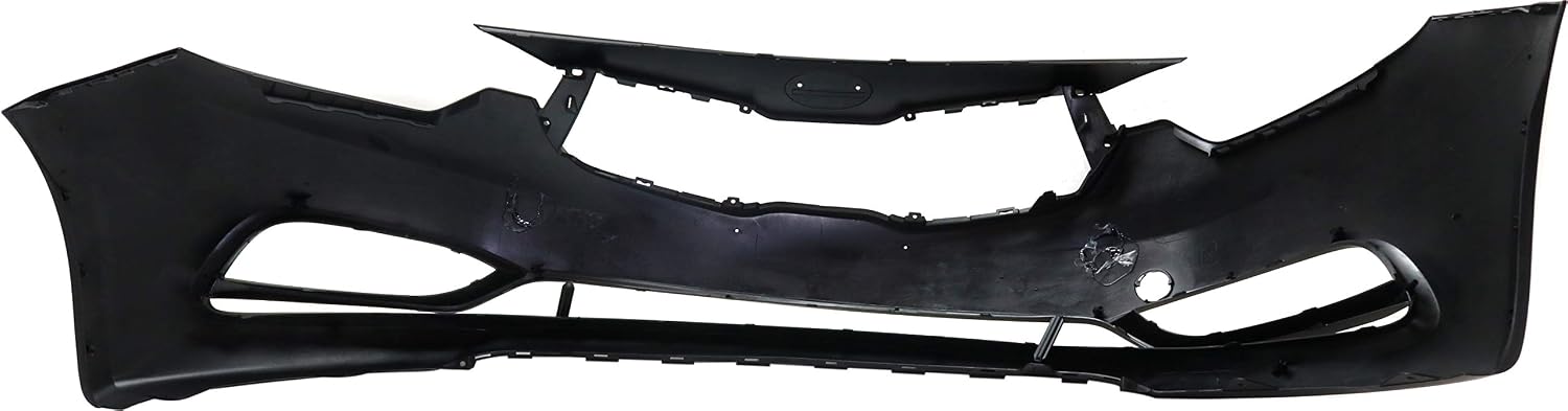 Garage-Pro Front Bumper Cover For 2014-2016 Kia Forte, Kia Forte5, Kia Forte Accessories, Black