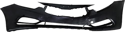 Miniatura 3 de Evan Fischer Cubierta de parachoques delantero compatible con Kia Forte 2014-2016 y Forte5 2014-2016 imprimado - KI1000163