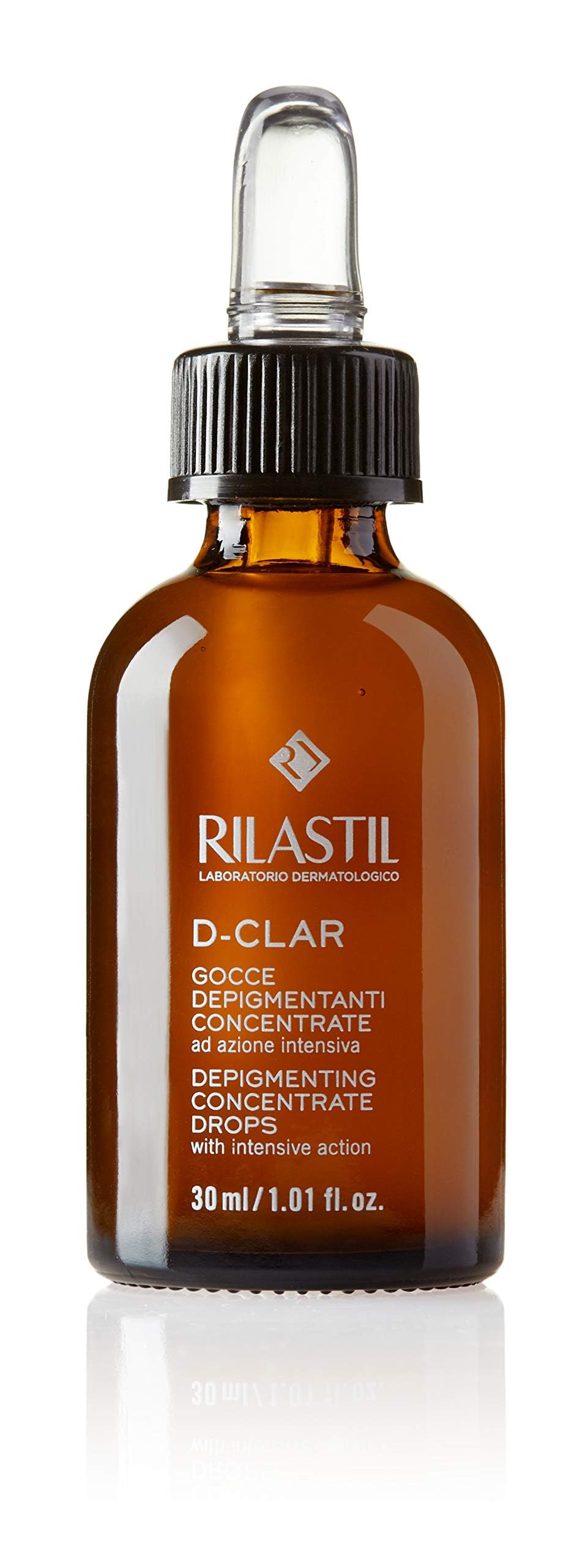 Rilastil - D-Clar, Gotas Despigmentantes Concentradas, 30 ml | Exfoliante, Aclarante, Unifica el Tono, No Fotosensibilizante, Piel Sensible, Gotas, Facial, Antimanchas