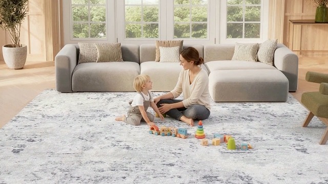 Amazon.com: SAFAVIEH Amelia Collection Area Rug - 9' x 12', Grey