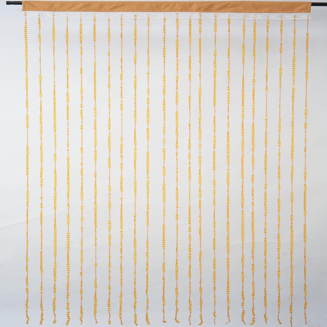 YaoYue Crystal Beaded Curtain Door Curtains Room Divider Hanging Diamond Acrylic Beads for Doorway Hippie Closet Bedroom Wall Window Backdrop Decor (35.5×79in/90×200cm, Crystal)