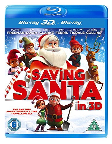 Saving Santa Blu-ray animación infantil navideña con formato 3D y 2D 2