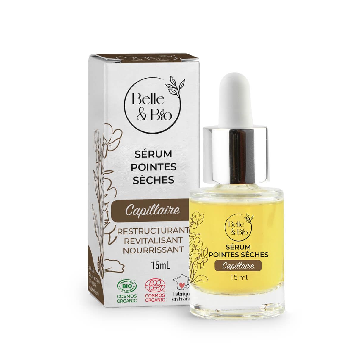 Image secondaire de Belle&Bio Sérum Pointes Sèches Sans Rinçage Certifié Bio Par Ecocert 15 Ml