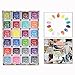 Itian Coussins Encreurs, 24 Couleurs Tampon Encreur Fingerprinting Encre Empreinte, Craft Stamps et Card Making Decoration pour Petite Boîte Indépendante