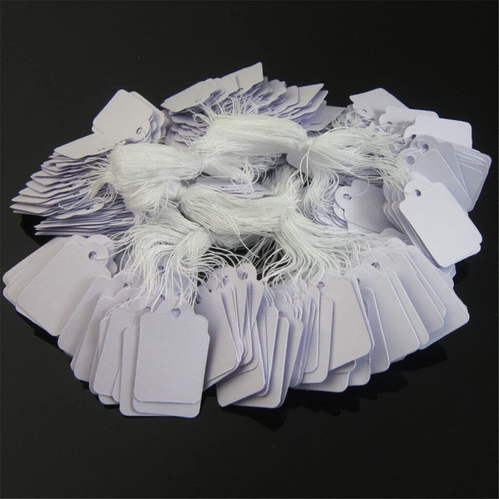 500-Pack Sall Hang Strung Price Tags With String – Durable Pricing - View #7