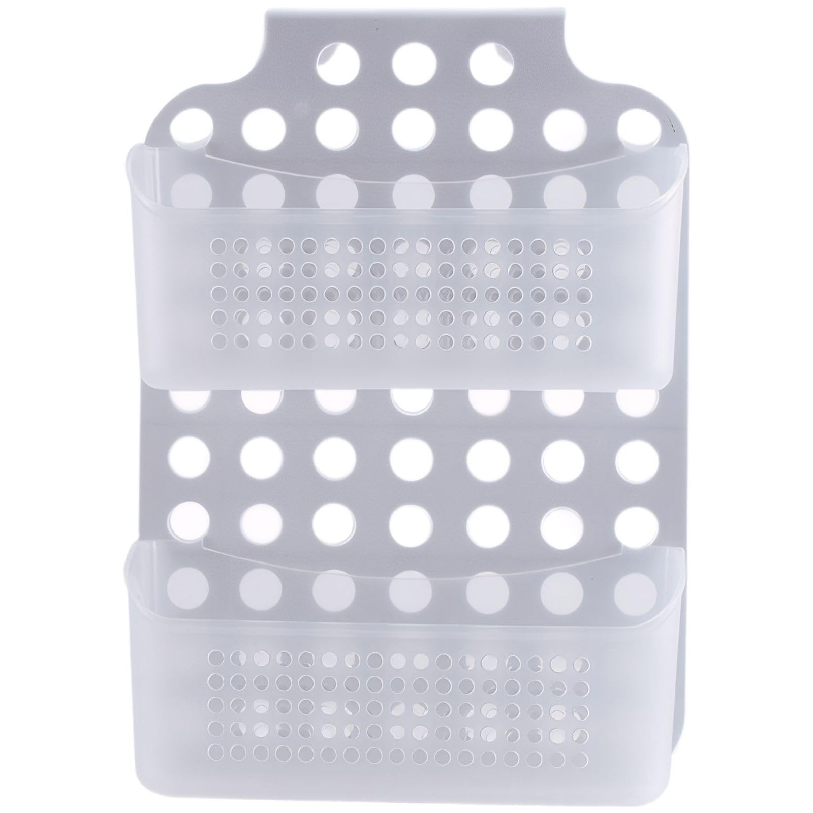 Swiftorus Hanging Shower Caddy with Drainage Holes No Drill Bathroom Wall Organizer for Shampoo and Shower Gel Storage