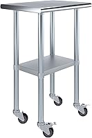 Vista 73 de Mesa de trabajo de acero inoxidable, mesa de metal