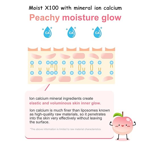 Miniatura 4 de MiBA Ion Calcium Radiant Essence 3.4 fl oz  3.38 fl.oz Peachy Moisture Luminous Essence. Humedad que no se seca. Resplandor de humedad. Ingredientes