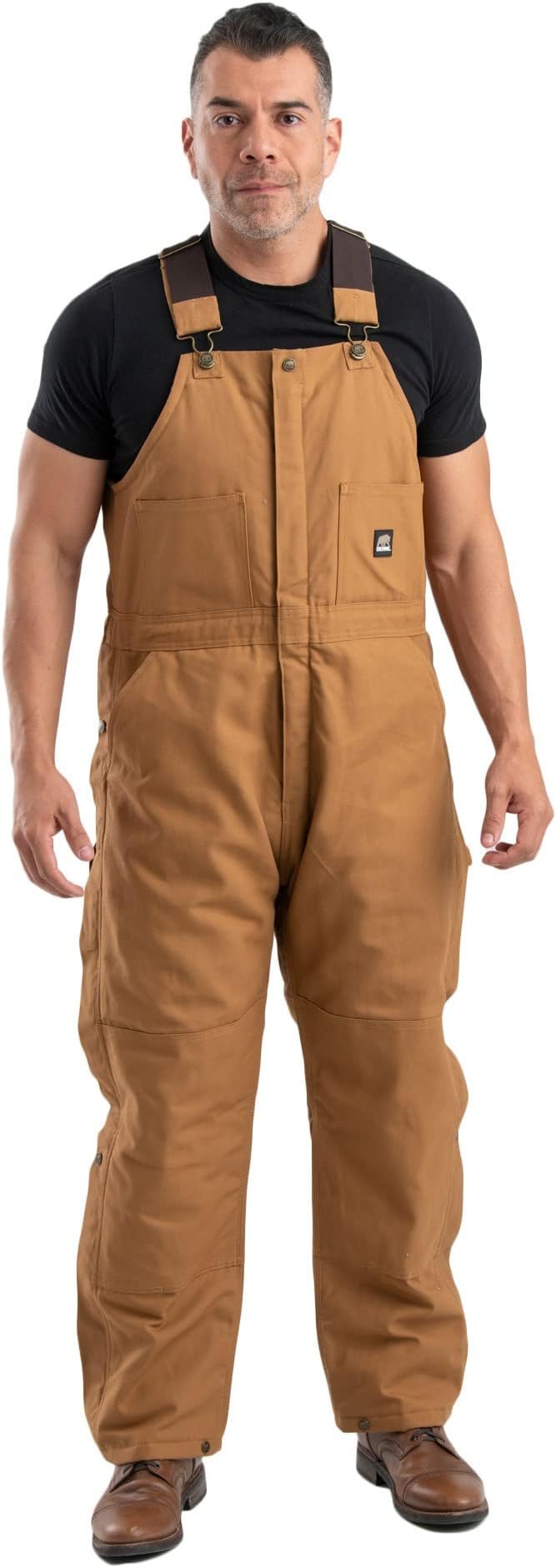 Berne Men's Heritage Insulated Bib Overall - Brown - XXXXX-Large