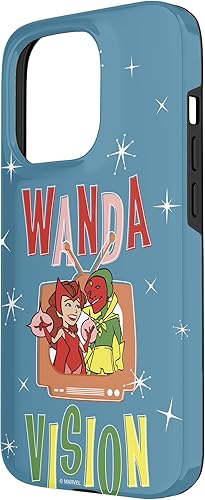 Vista 32 de Funda para TV retro WandaVision Wanda & Vision para iPhone 13 Marvel