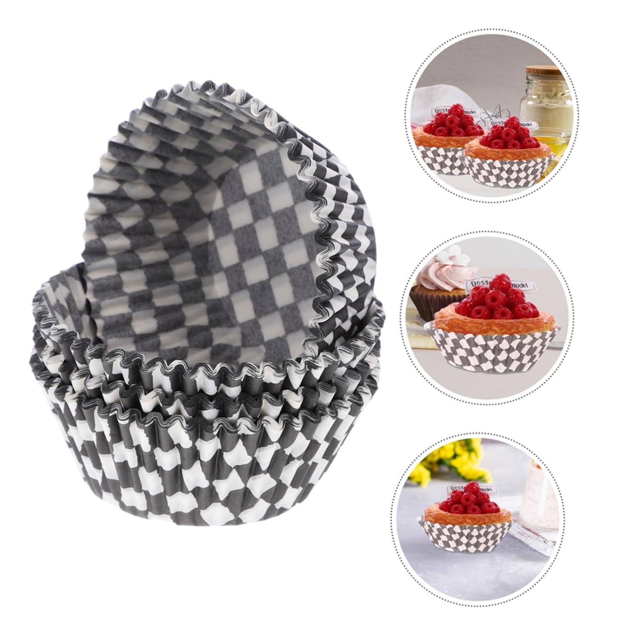 Alipis 5 Sätze Muffinförmchen Papiertassen Für Cupcakes Kleine Kuchen Schokoladen Und Leckereien Ölbeständige Backunterlagen Design Für Bäckerei Und Zuhause 200 Stück * 5