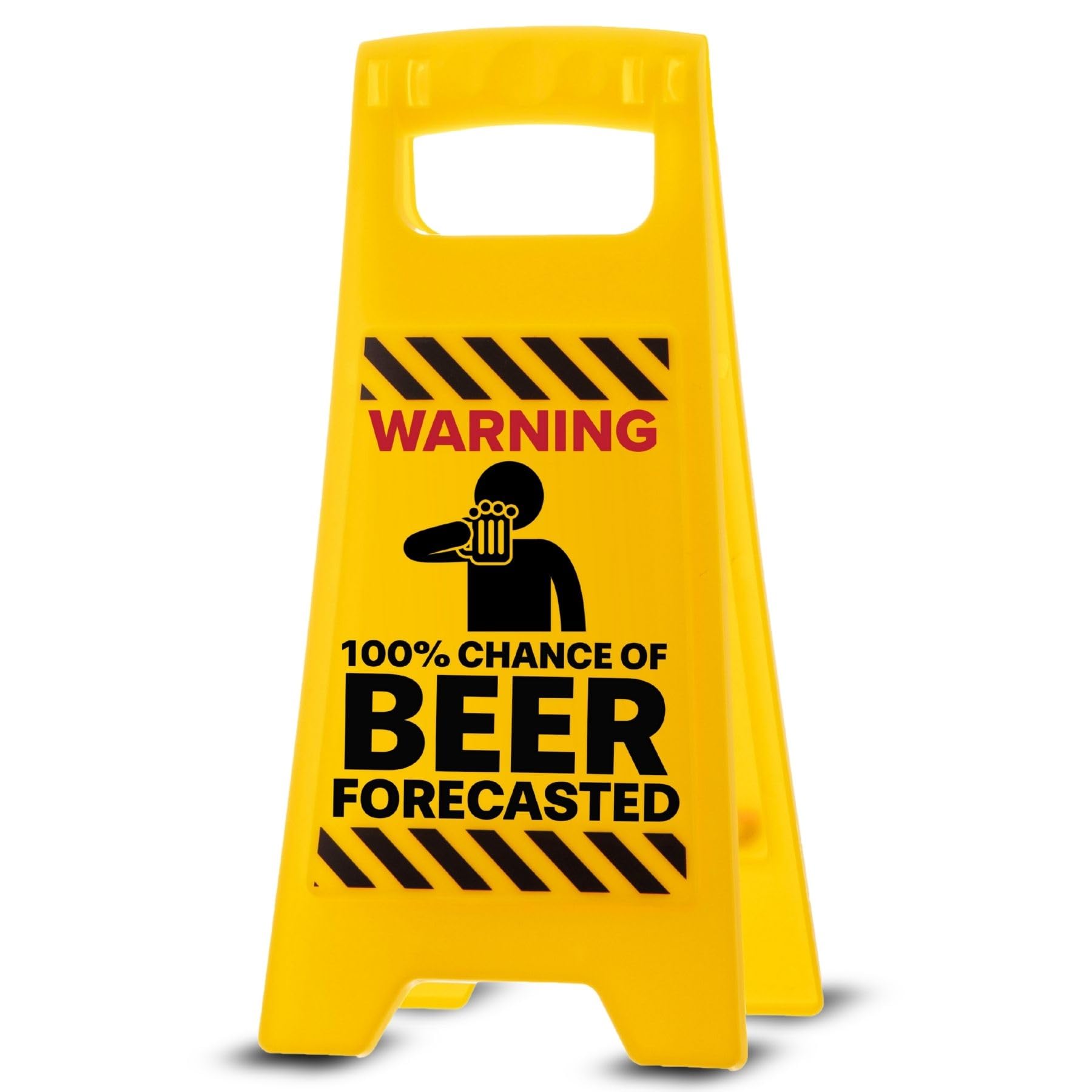 Boxer Gifts Warning Sign - Beer Forecasted - Novelty Gift